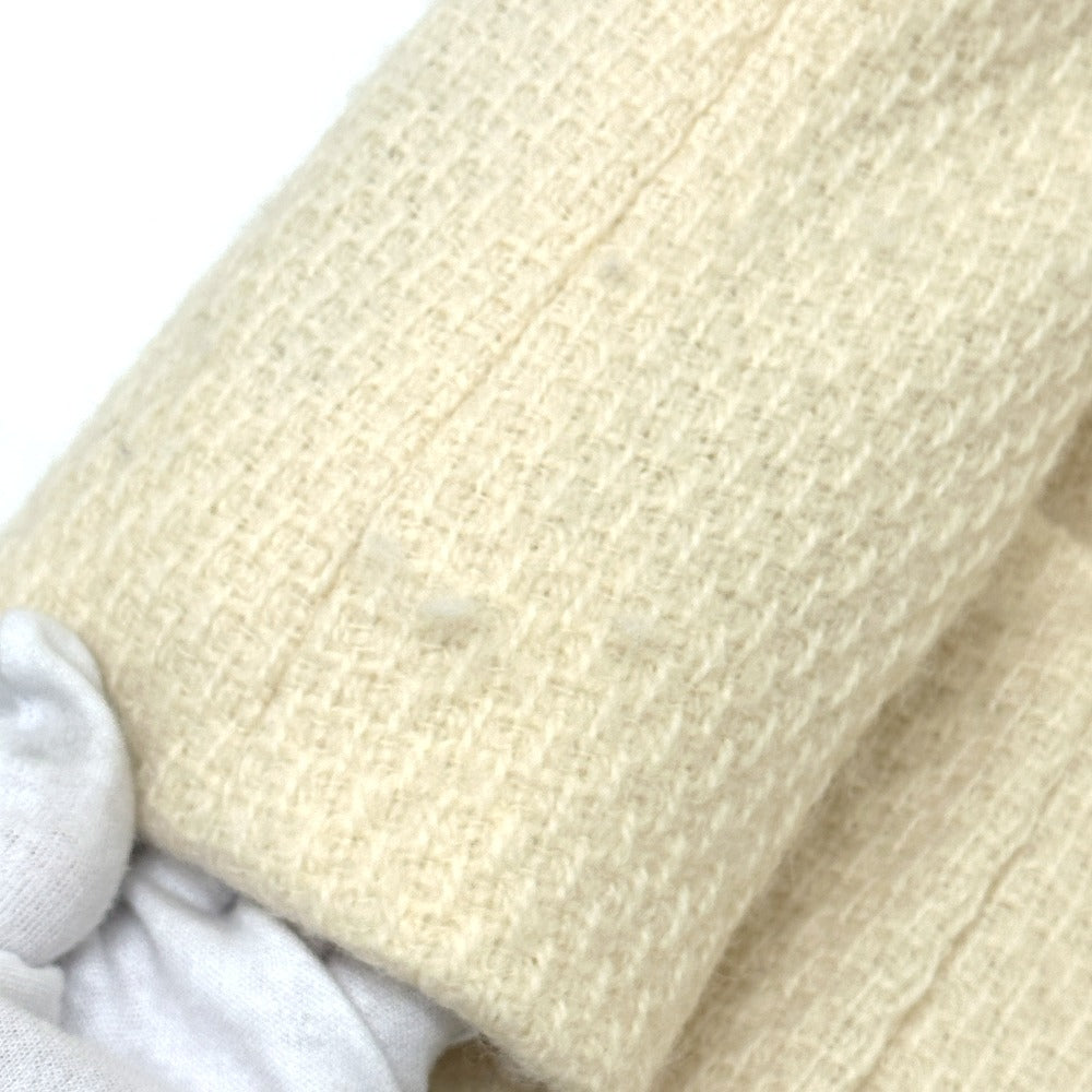 JIL SANDER Apparel Long Coat Tweed Women's White