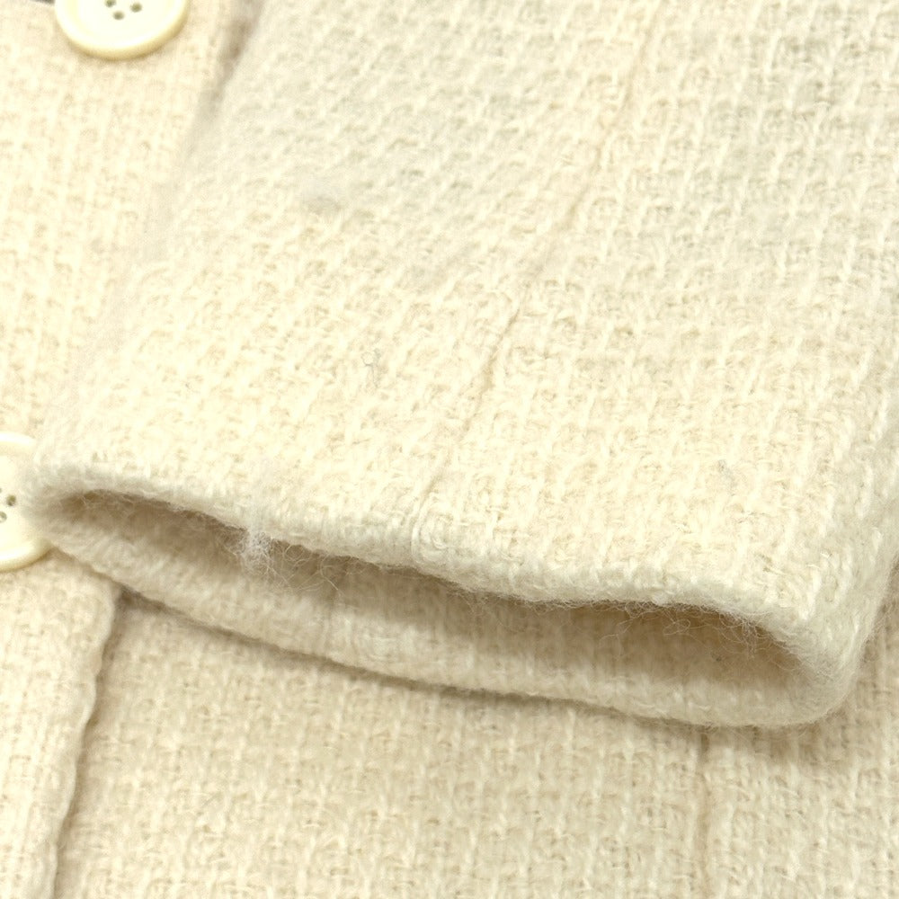 JIL SANDER Apparel Long Coat Tweed Women's White