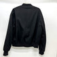 JIL SANDER J22BN0126 Spring/Summer 2023 Button-Front Bomber Jacket, Polyester, Men's, Black