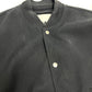 JIL SANDER J22BN0126 Spring/Summer 2023 Button-Front Bomber Jacket, Polyester, Men's, Black