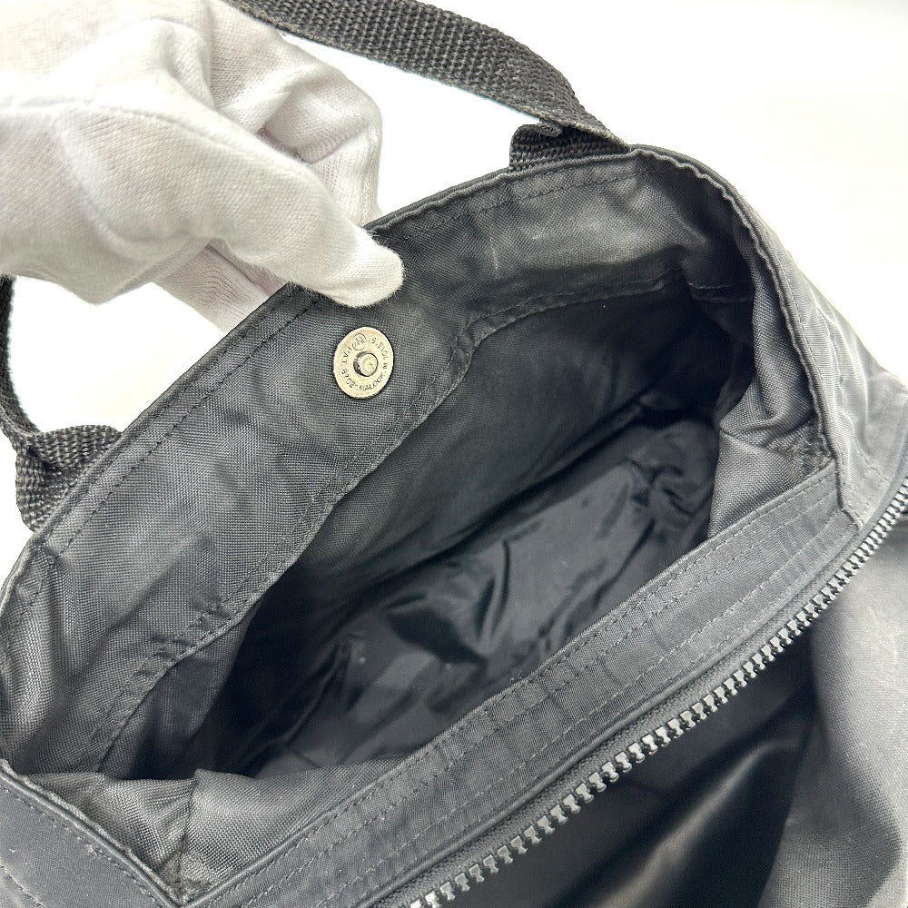 JIL SANDER ロゴ カバン ハンドバッグ ナイロン レディース ブラック