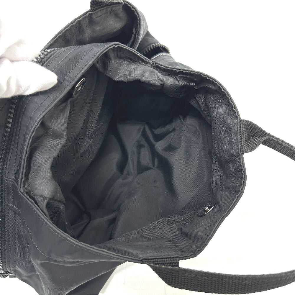 JIL SANDER ロゴ カバン ハンドバッグ ナイロン レディース ブラック