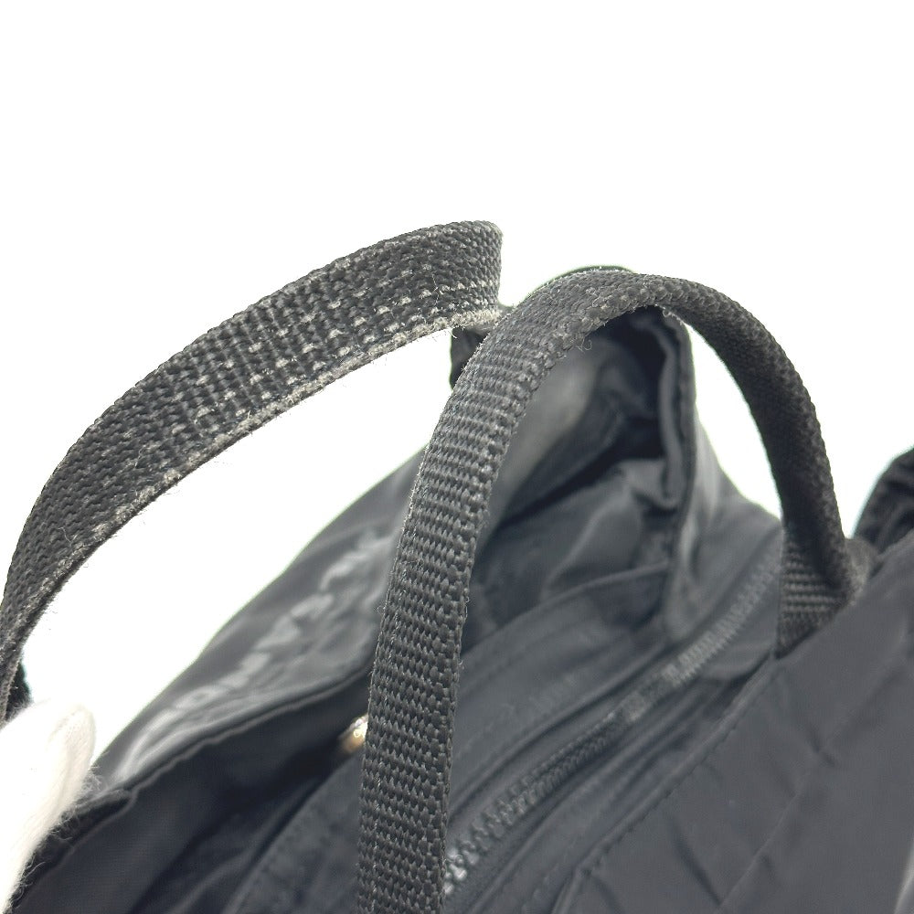 JIL SANDER ロゴ カバン ハンドバッグ ナイロン レディース ブラック