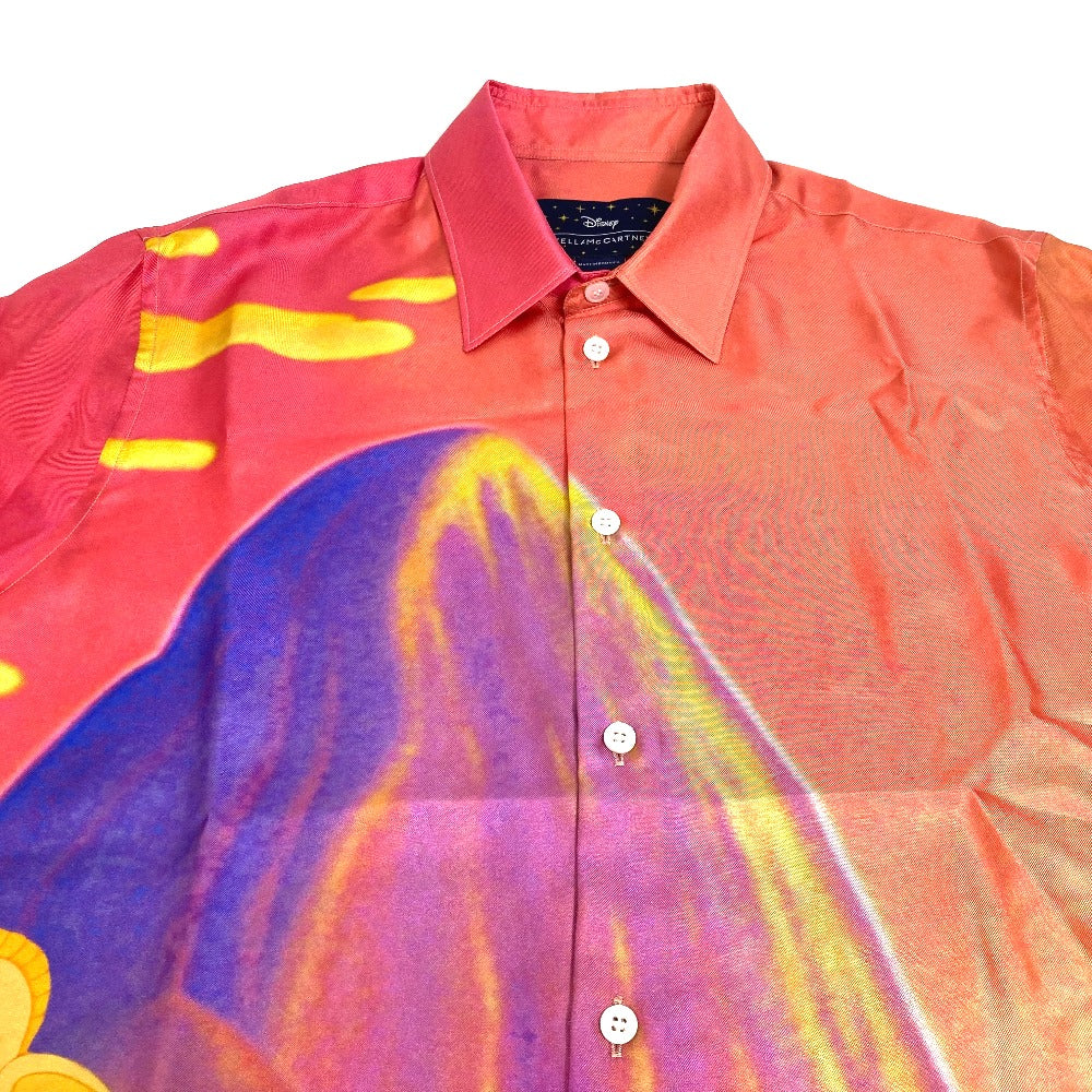 Stella McCartney 620003 Disney Fantasia Apparel Tops 2022SS Silk Short Sleeve Shirt Unisex Multicolor