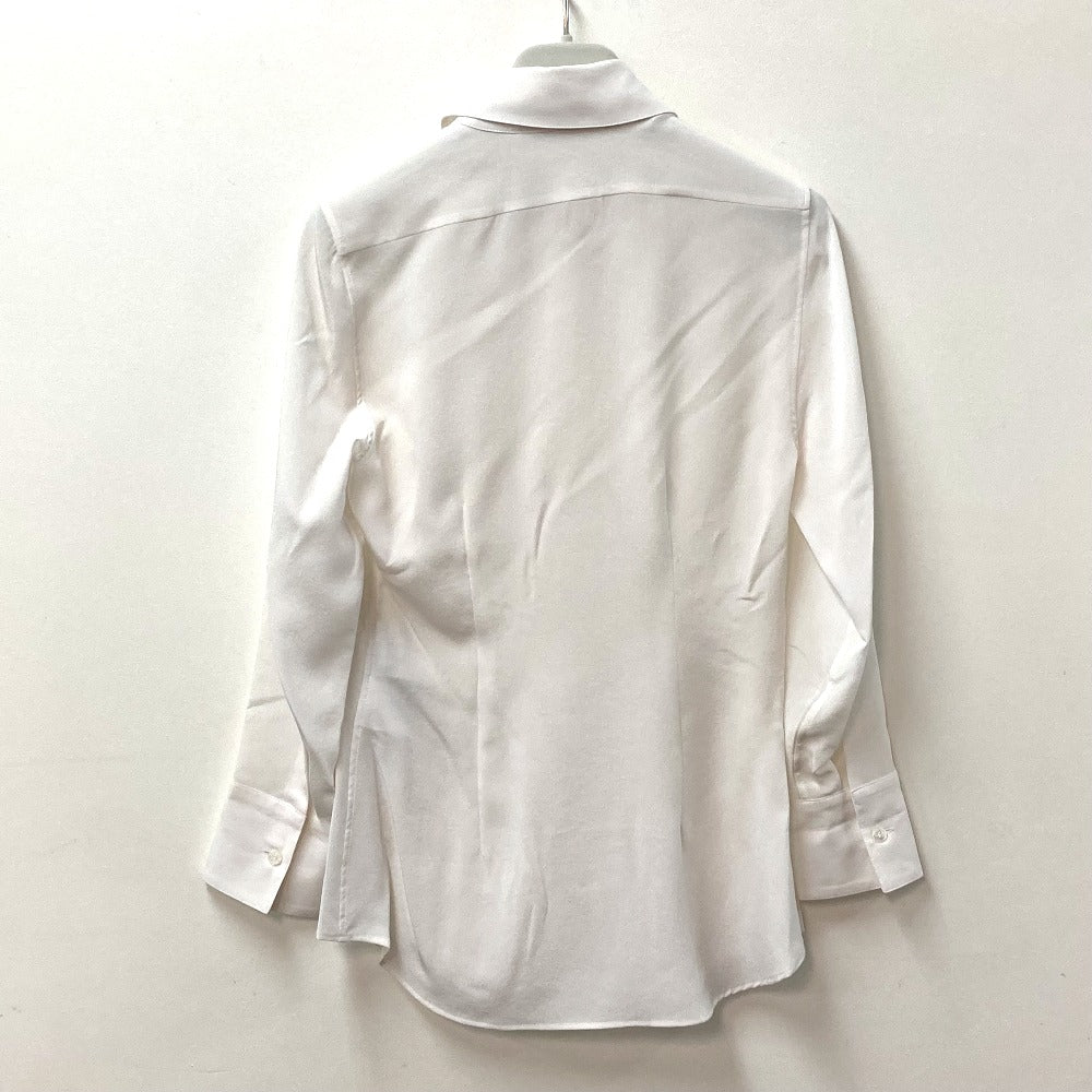 Stella McCartney 606912 スプレッドカラーシャツ アパレル トップス ブラウス 長袖シャツ シルク レディース アイボリー ホワイト
