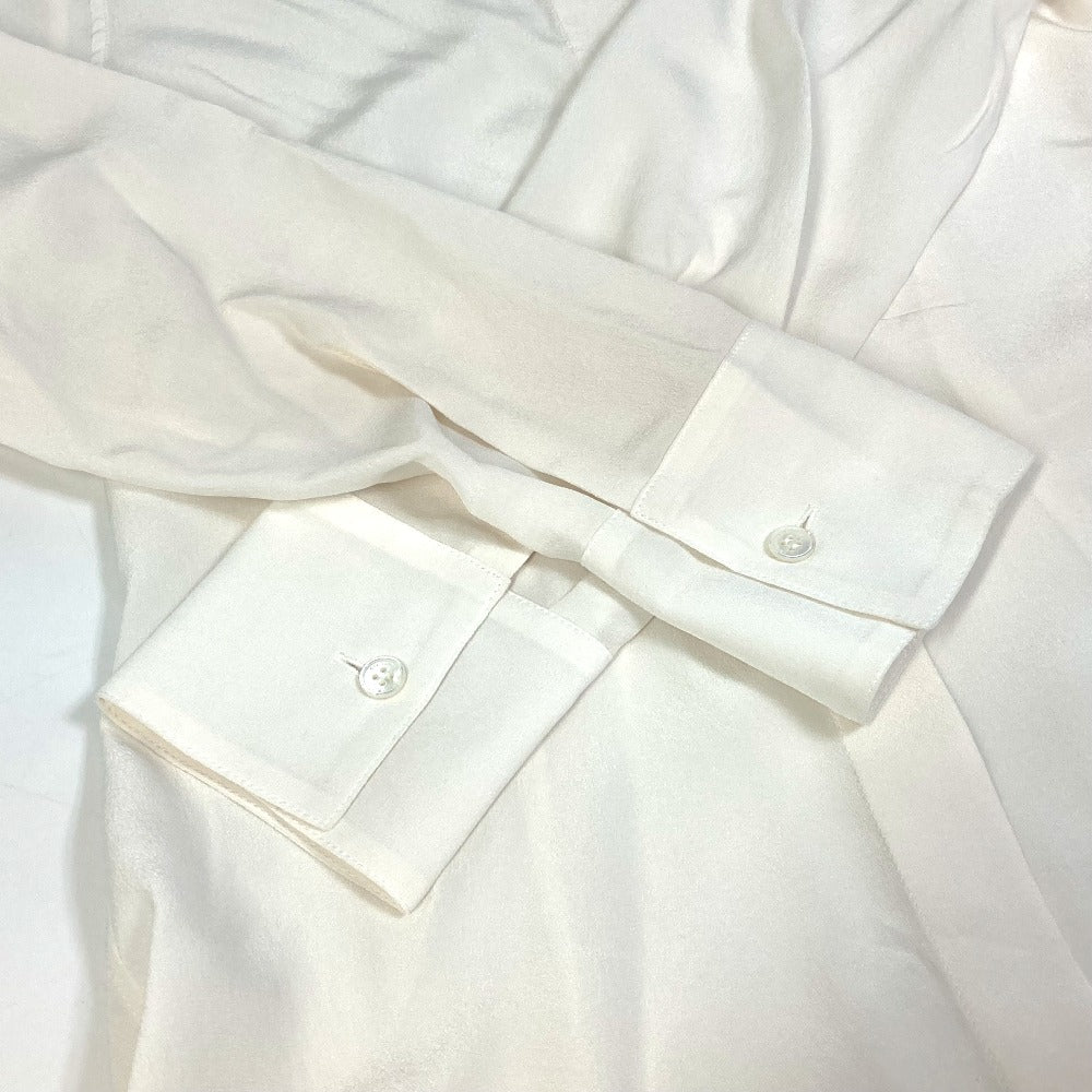 Stella McCartney 606912 スプレッドカラーシャツ アパレル トップス ブラウス 長袖シャツ シルク レディース アイボリー ホワイト
