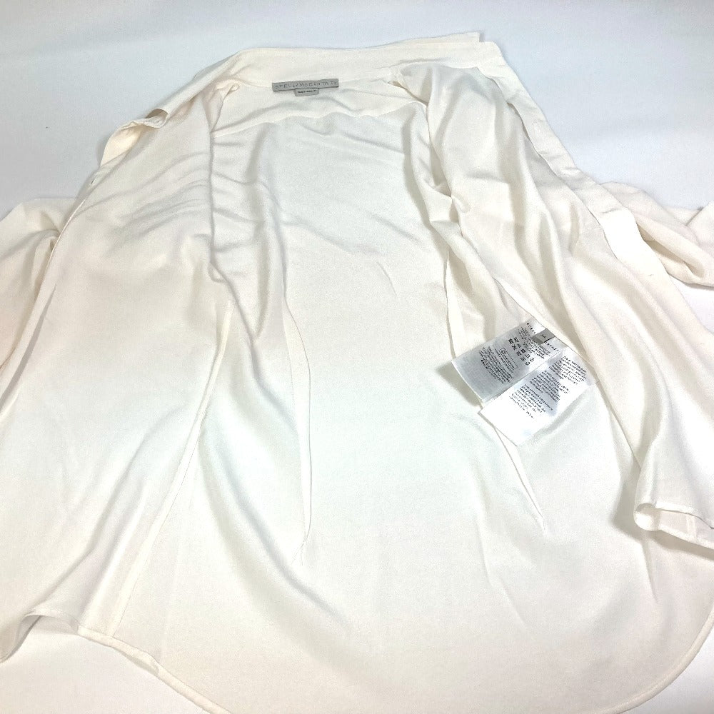 Stella McCartney 606912 スプレッドカラーシャツ アパレル トップス ブラウス 長袖シャツ シルク レディース アイボリー ホワイト