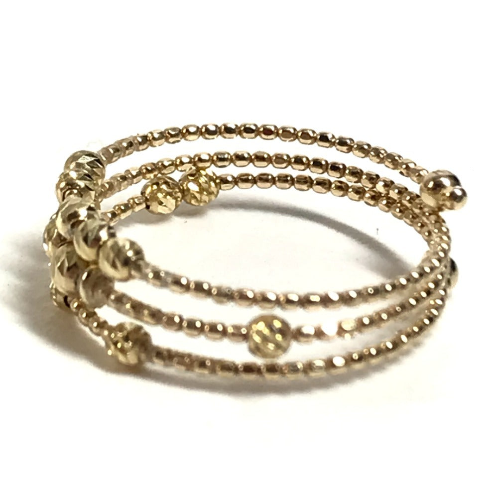 Vendome Aoyama Gold K18 18K K10YG Eclat Lace Wire Accessory Jewelry Ring K10YG Gold Used