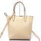 COACH 29001 Madison Mini North/South Bond Bag, 2-Way Handbag, Saffiano Leather, Beige