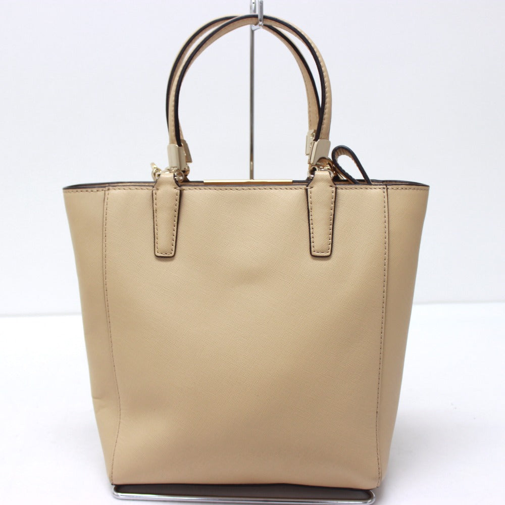COACH 29001 Madison Mini North/South Bond Bag, 2-Way Handbag, Saffiano Leather, Beige