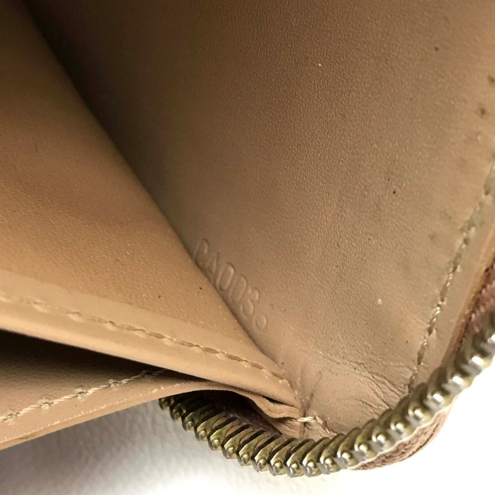 LOUIS VUITTON M91470 ヴェルニ ジッピーウォレット ラウンドファスナー長財布 長財布 パテントレザー レディース ノワゼット ベージュ