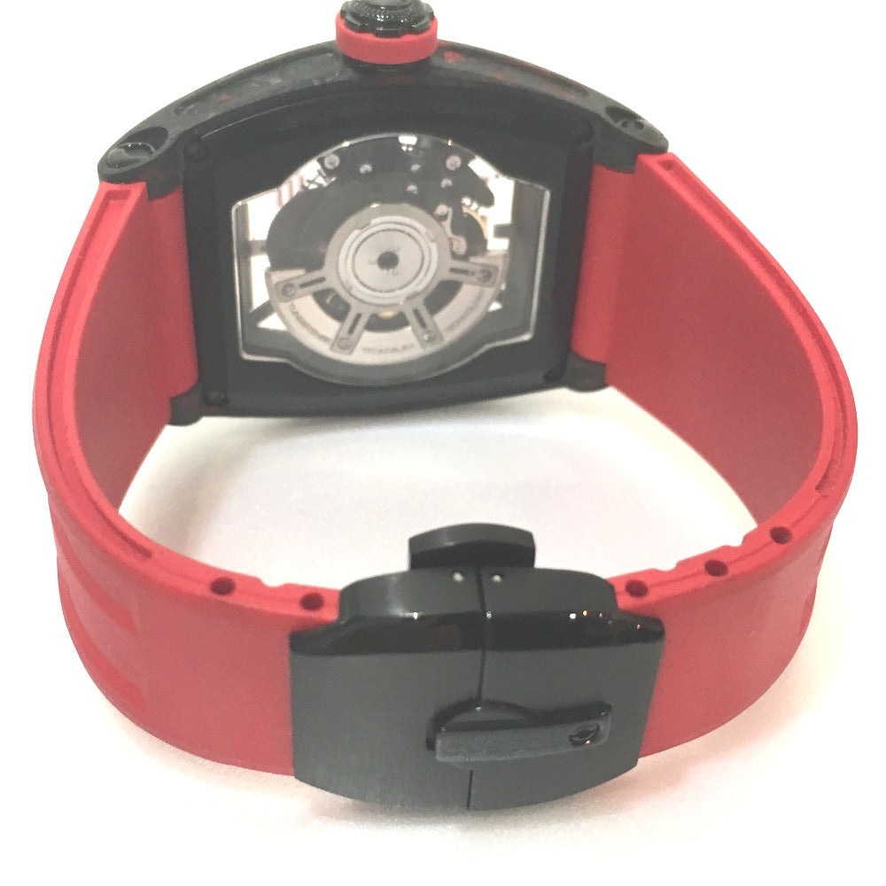 CVSTOS CVT-JET2-SL-RED FGDC Skeleton Challenge Jetliner II Automatic Watch, Carbon Fiber, Men's, Black