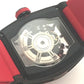 CVSTOS CVT-JET2-SL-RED FGDC Skeleton Challenge Jetliner II Automatic Watch, Carbon Fiber, Men's, Black