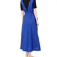 LE CIEL BLEU 20S65628 Jumper Skirt Lotus Linen Dress, Women's, Blue