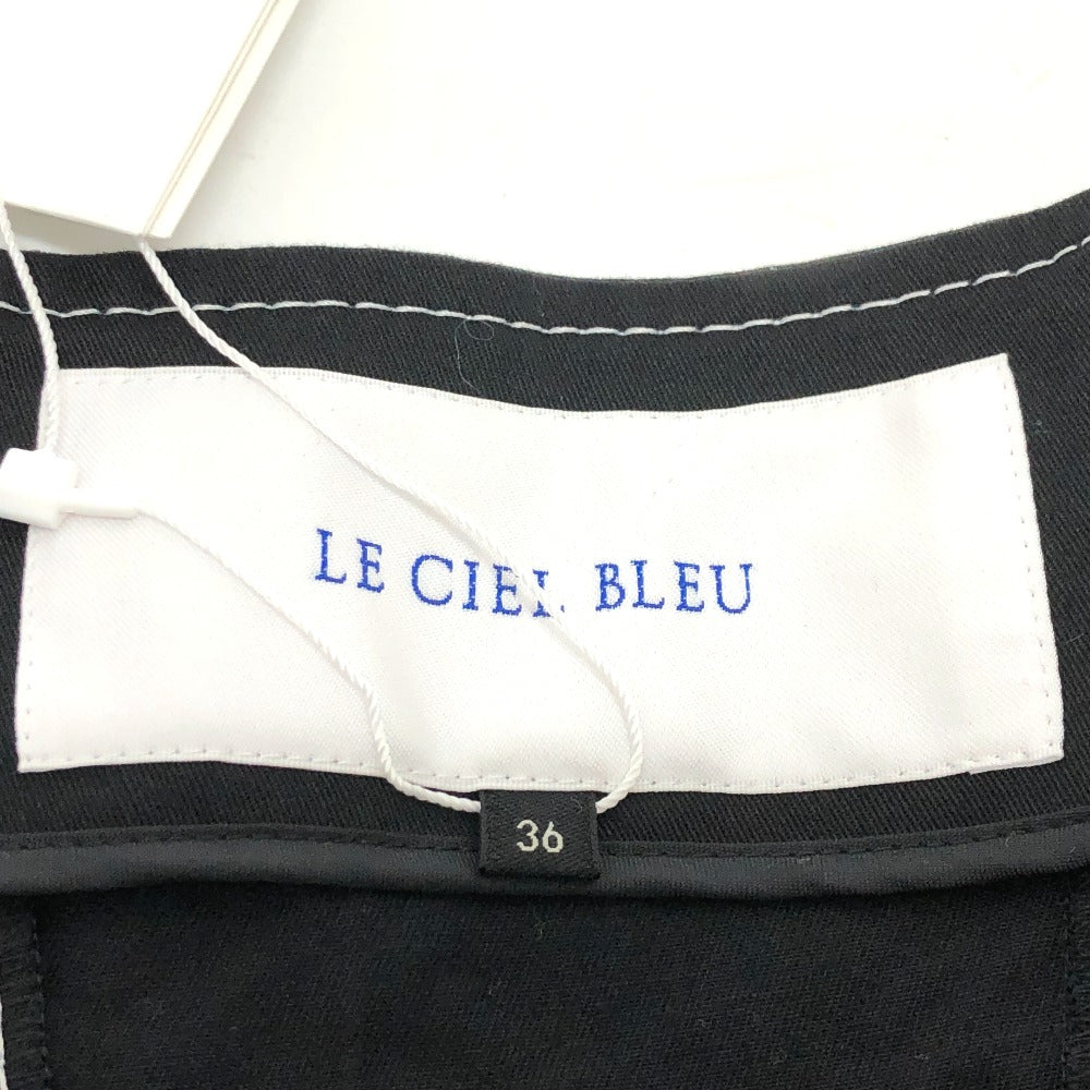 LE CIEL BLEU ノースリーブ ホワイトステッチ ワンピース コットン レディース - brandshop-reference