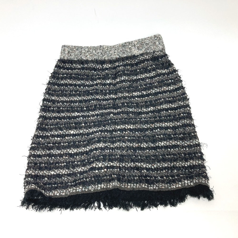 LE CIEL BLEU 25Ｓ61413  25Ｓ61414 ツイード アパレル カーディガン＆スカート トップス ボトムス セットアップ コットン レディース ブラック - brandshop-reference