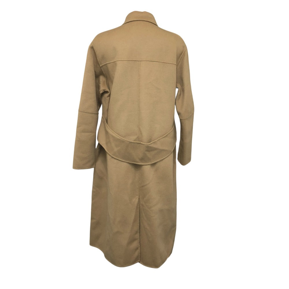 LE CIEL BLEU 16A69010-1 アパレル アウター ステッチ ウール ロング ロングコート ウール レディース ブラウン - brandshop-reference