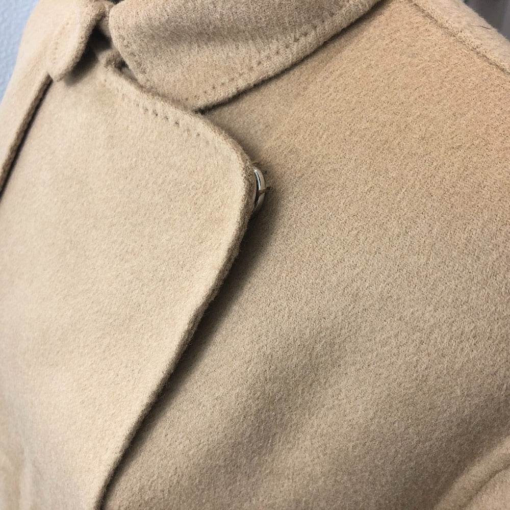 LE CIEL BLEU 16A69010-1 アパレル アウター ステッチ ウール ロング ロングコート ウール レディース ブラウン - brandshop-reference