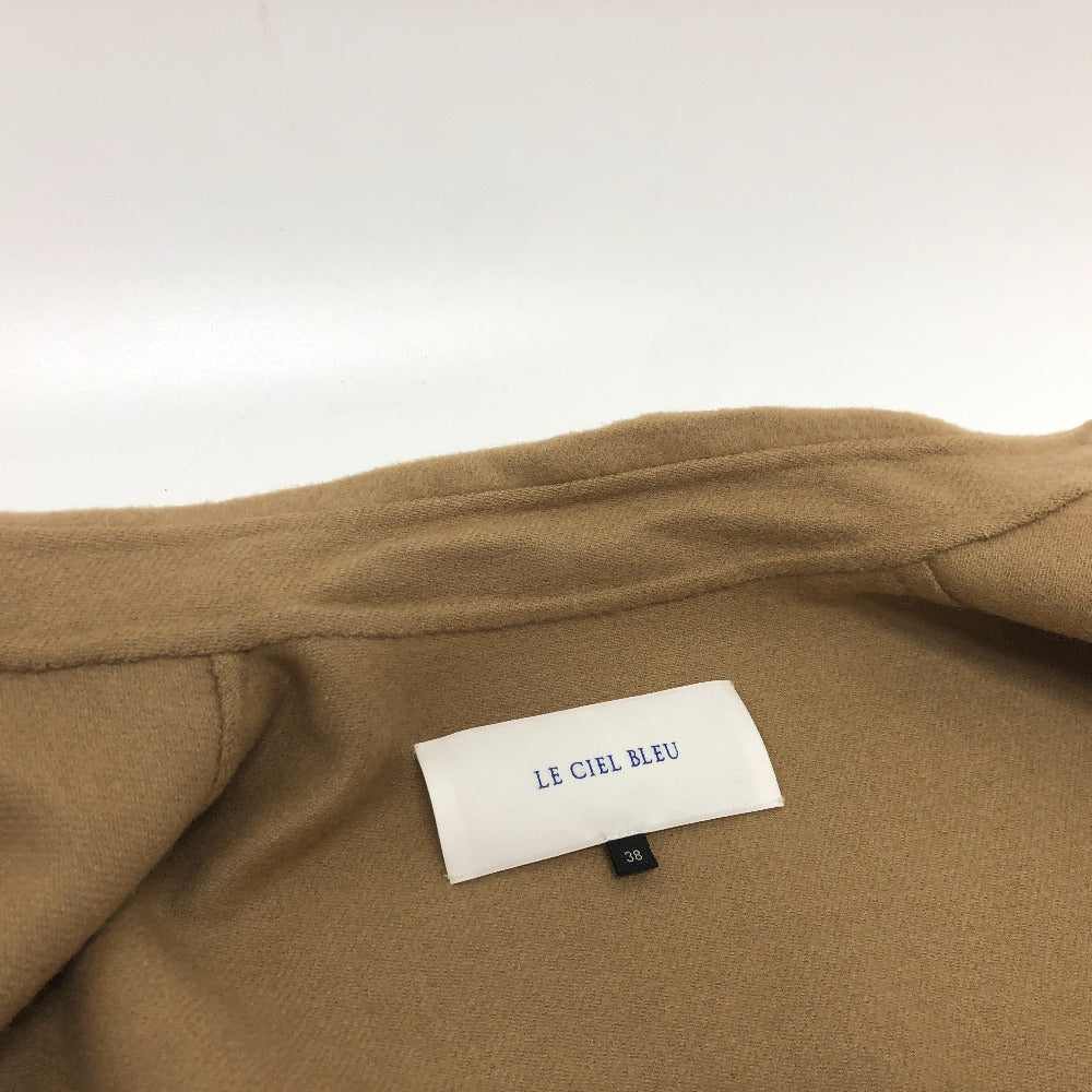 LE CIEL BLEU 16A69010-1 アパレル アウター ステッチ ウール ロング ロングコート ウール レディース ブラウン - brandshop-reference