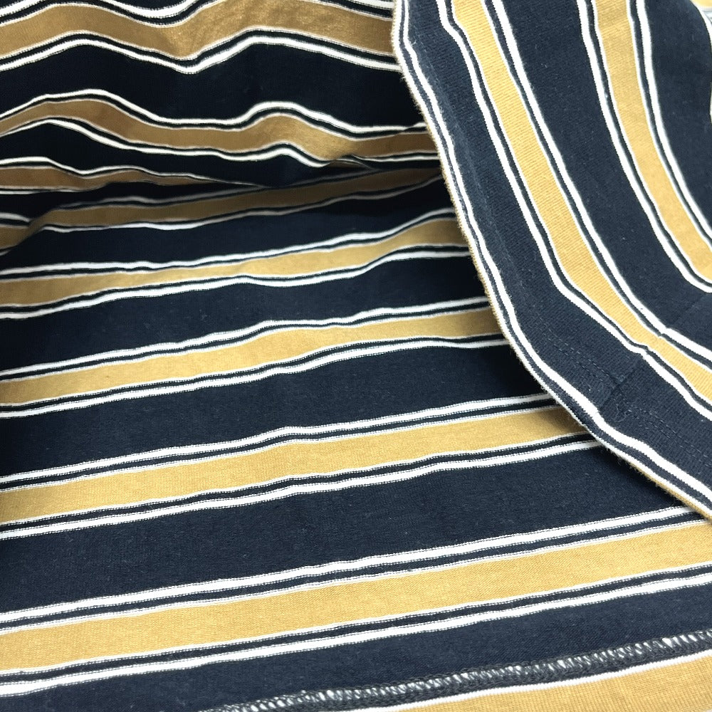 LE CIEL BLEU 27A62308 Relaxed Fit Stripe tops apparel short sleeves Short sleeve T-shirt cotton Brown/Black Used