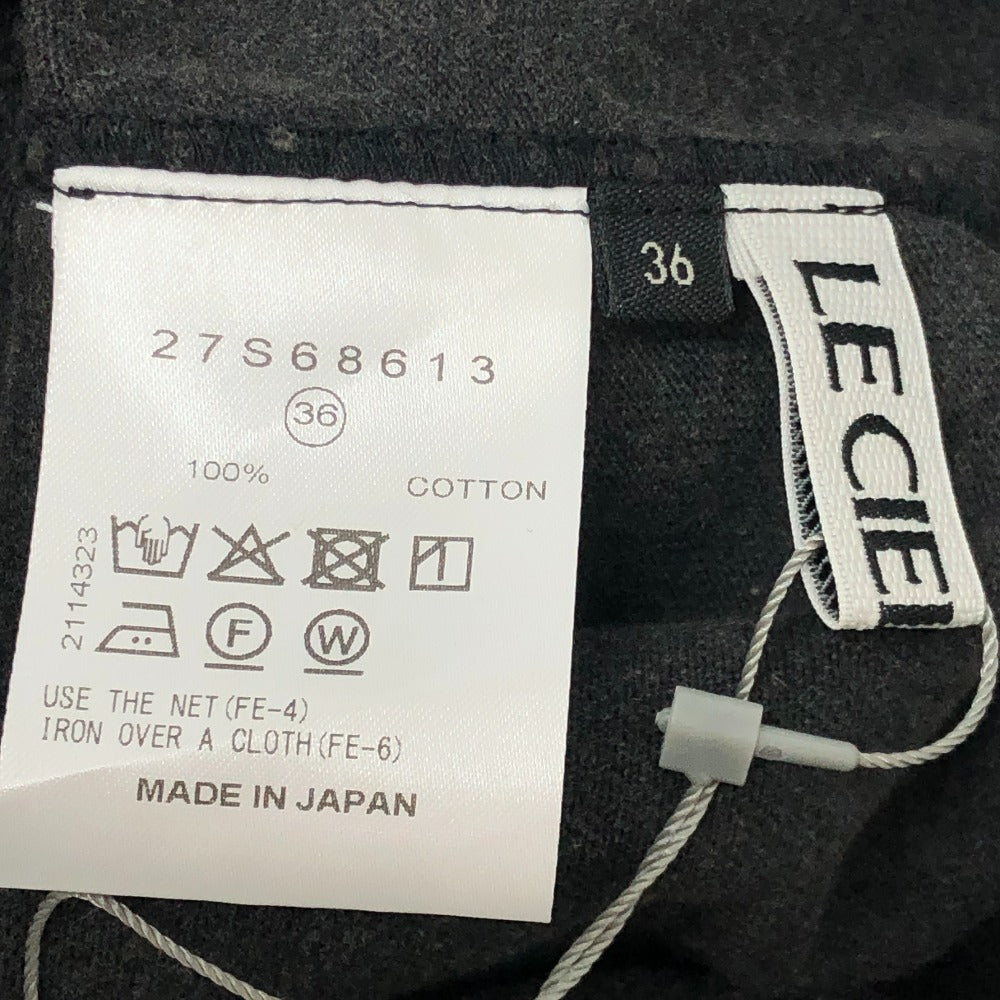 LE CIEL BLEU 27S68613 Spring/Summer 2025 Ozone Wash Jersey Pants Apparel Bottoms Pants Cotton Women's Gray