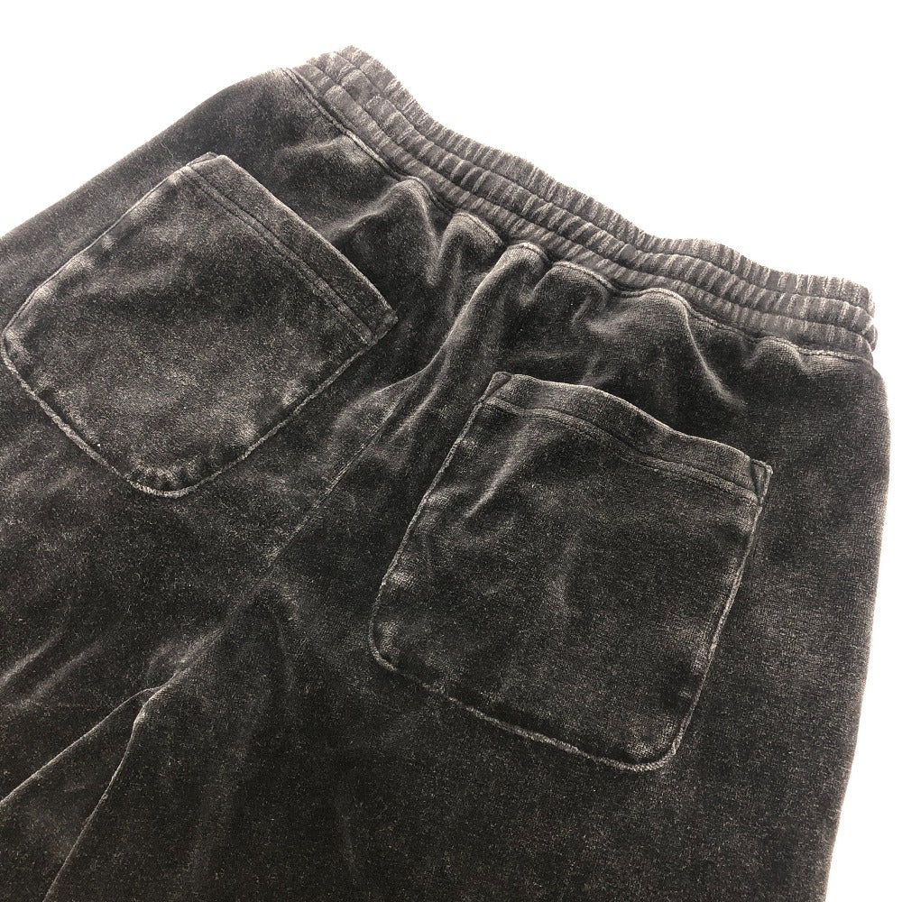 LE CIEL BLEU 28S68102 Bleached Velour Sweatpants Apparel Bottoms Pants Cotton Women's Black