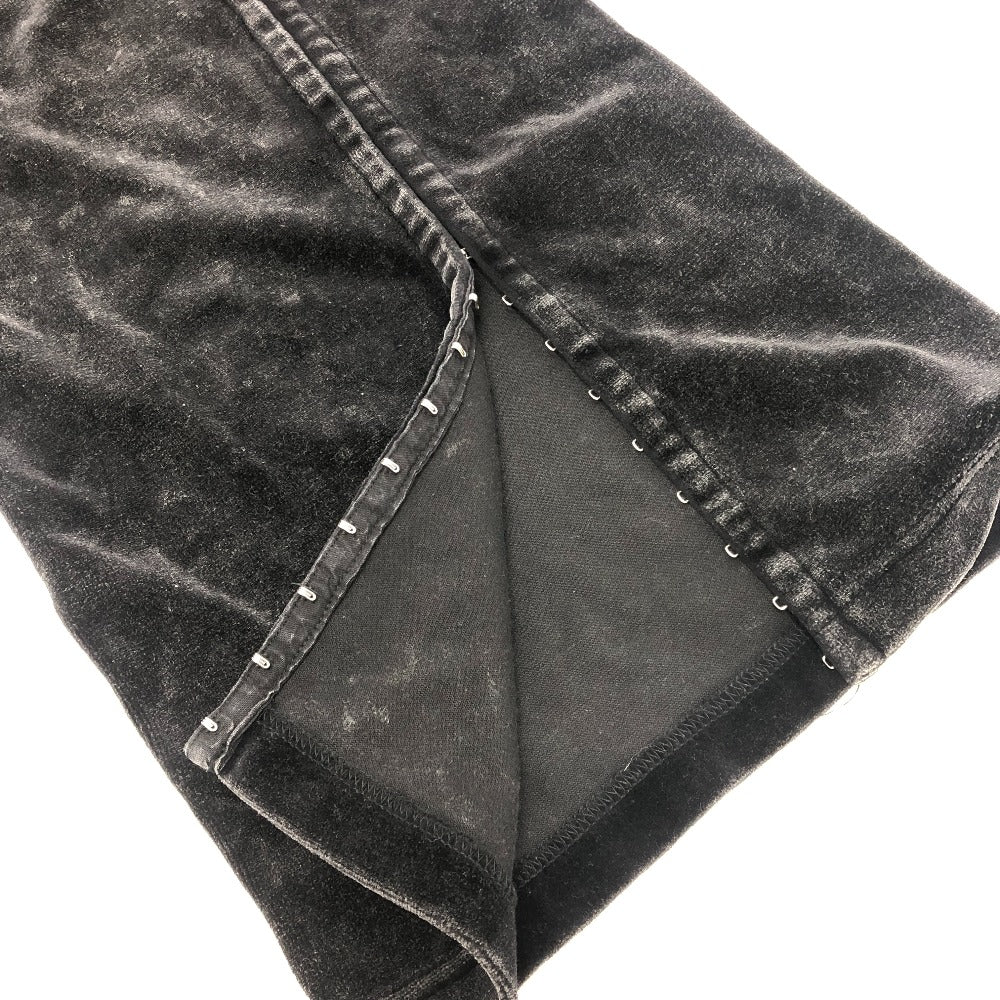 LE CIEL BLEU 28S68102 Bleached Velour Sweatpants Apparel Bottoms Pants Cotton Women's Black