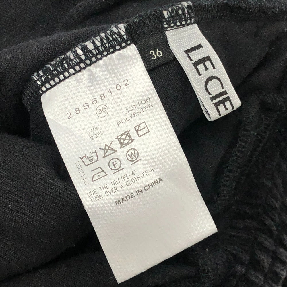 LE CIEL BLEU 28S68102 Bleached Velour Sweatpants Apparel Bottoms Pants Cotton Women's Black