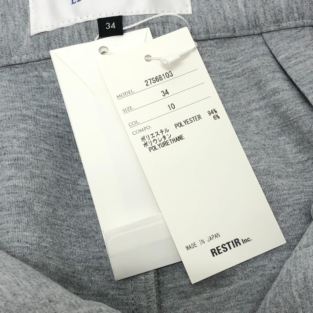 LE CIEL BLEU 27S68103 Jersey Flare Leg Pants Apparel Bottoms Pants polyester gray Used