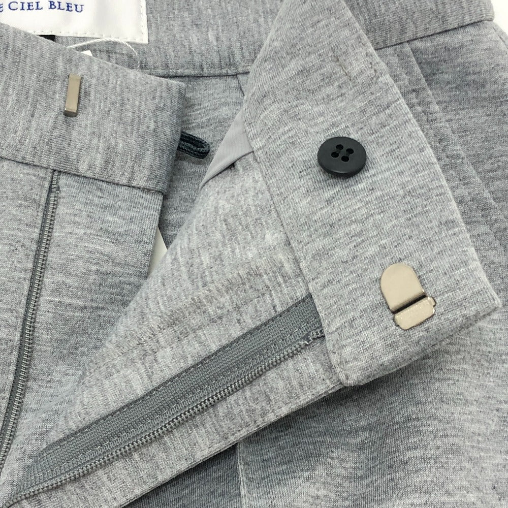 LE CIEL BLEU 27S68103 Jersey Flare Leg Pants Apparel Bottoms Pants polyester gray Used