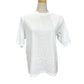 LE CIEL BLEU 27S62613 With hook and eye detail Apparel Tops Short sleeve T-shirt cotton White Used