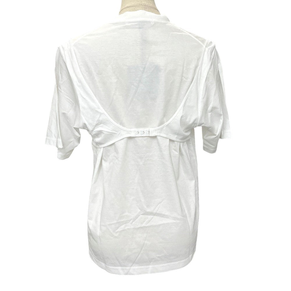 LE CIEL BLEU 27S62613 With hook and eye detail Apparel Tops Short sleeve T-shirt cotton White Used