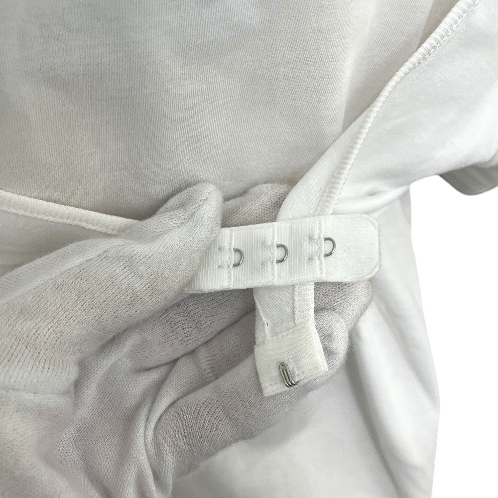 LE CIEL BLEU 27S62613 With hook and eye detail Apparel Tops Short sleeve T-shirt cotton White Used