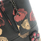 COACH Turnlock Borough Bag Floral Bijoux 2WAY Shoulder Bag Crossbody bag Hand Bag PVC Black Used