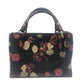 COACH Turnlock Borough Bag Floral Bijoux 2WAY Shoulder Bag Crossbody bag Hand Bag PVC Black Used