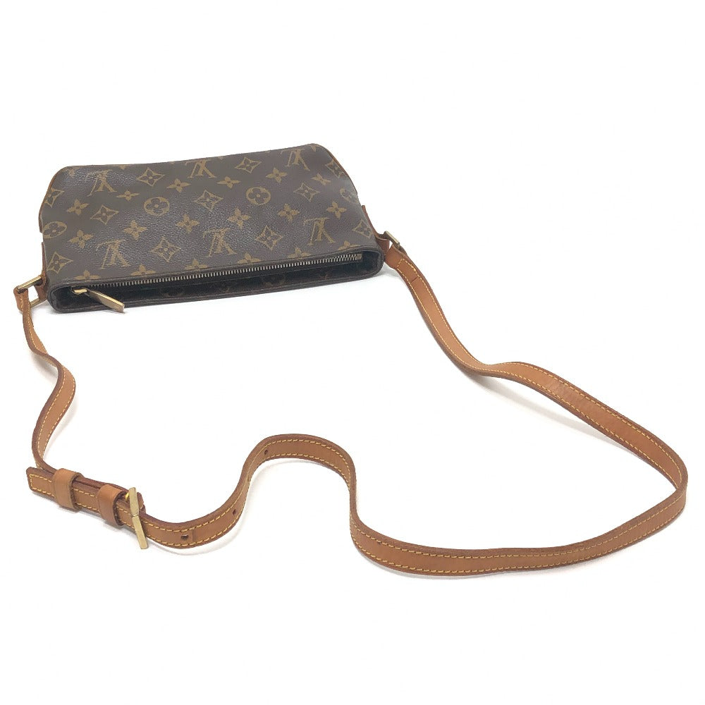 LOUIS VUITTON M51240 トロター カバン 斜め掛け ポシェット ショルダーバッグ モノグラムキャンバス レディース ブラウン