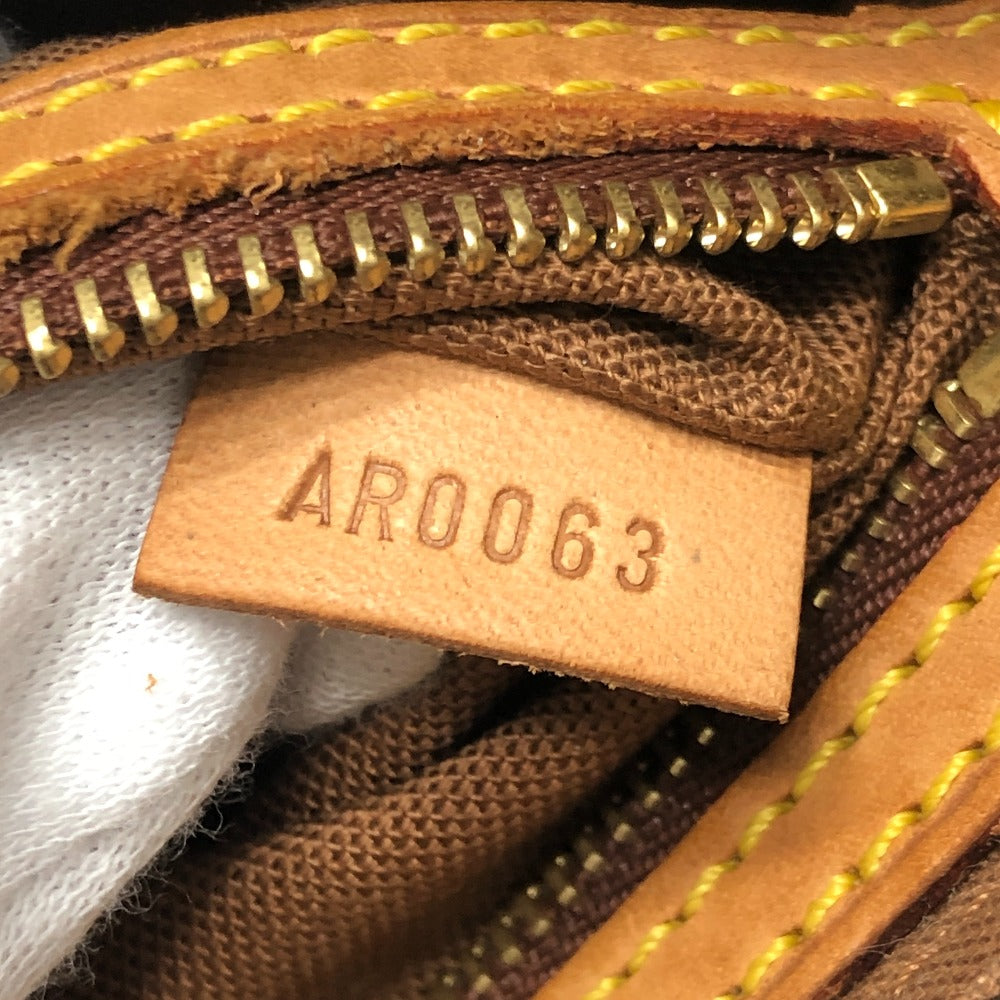 LOUIS VUITTON M51240 トロター カバン 斜め掛け ポシェット ショルダーバッグ モノグラムキャンバス レディース ブラウン