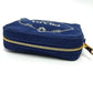 PRADA 1NA021 Logo Print Canapa Cosmetic Pouch/Accessory Case, Canvas, Women's, Blue