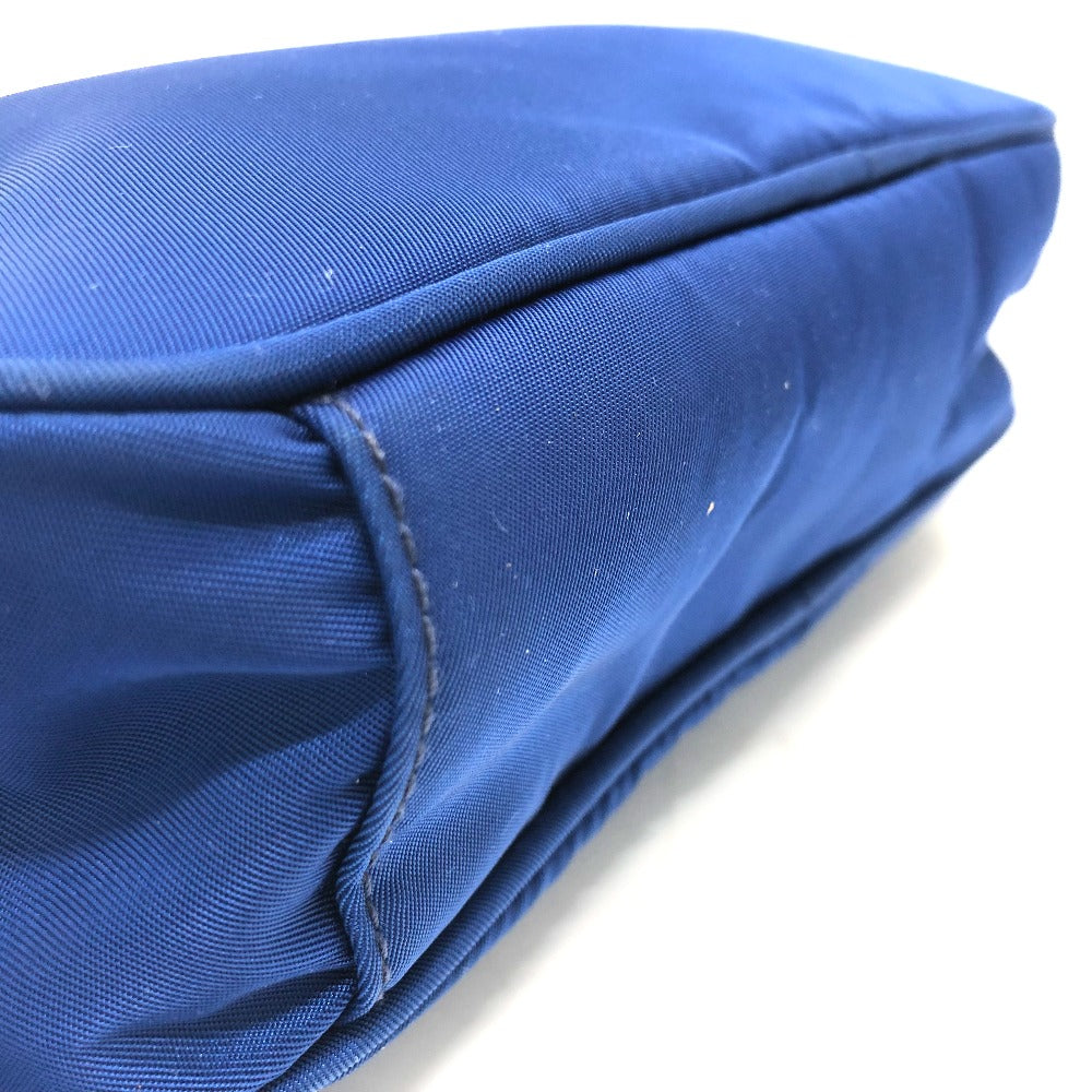 PRADA 2VL001 Triangle Logo Waist Bag, Nylon, Men's, Blue