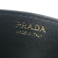 PRADA 1MC025 トライアングルロゴ スタッズドレザー 小物 ゴールドスタッズ カードケース レザー レディース ブラック