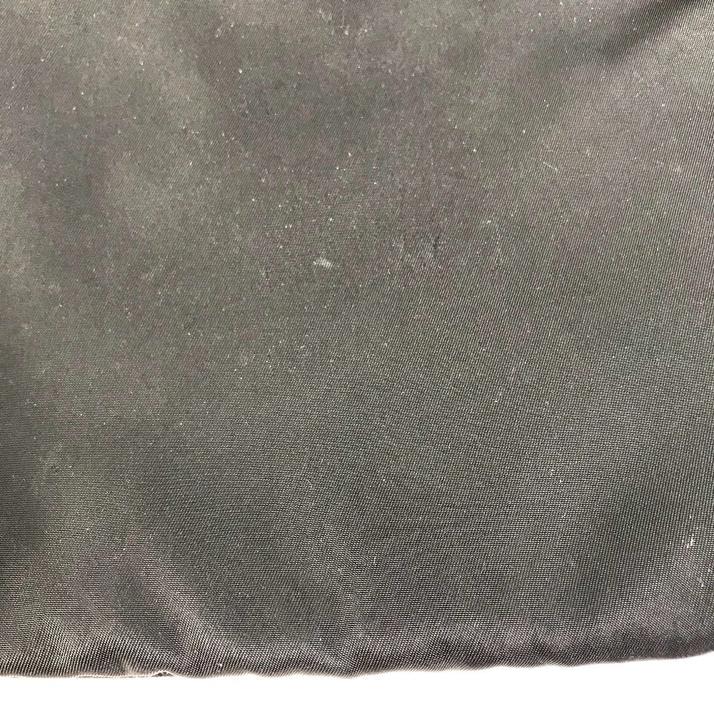 PRADA 2VH053 Triangle Logo Shoulder Bag in Nylon/Leather, Black