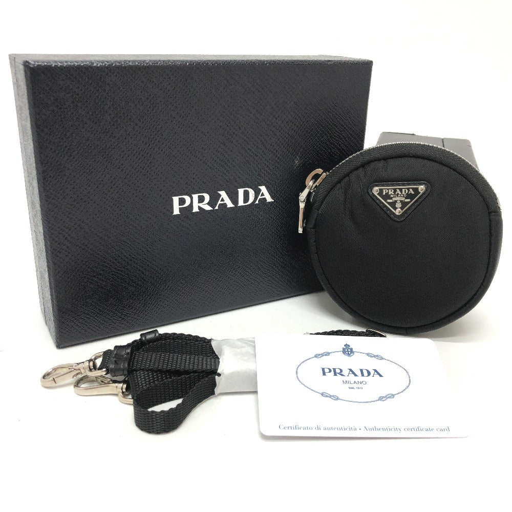 PRADA 1TT129 トライアングルロゴ ネックポーチ カバン ポシェット 斜め掛けバッグ バッグ  ショルダーバッグ ナイロン/レザー ユニセックス - brandshop-reference