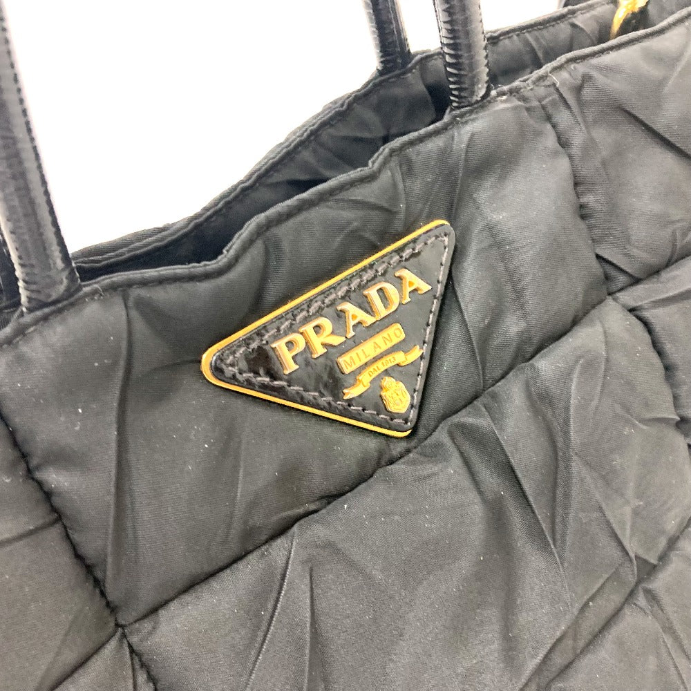 PRADA BN1596 ロゴプレート カバン 2WAYバッグ バッグ ショルダーバッグ ナイロン レディース ブラック