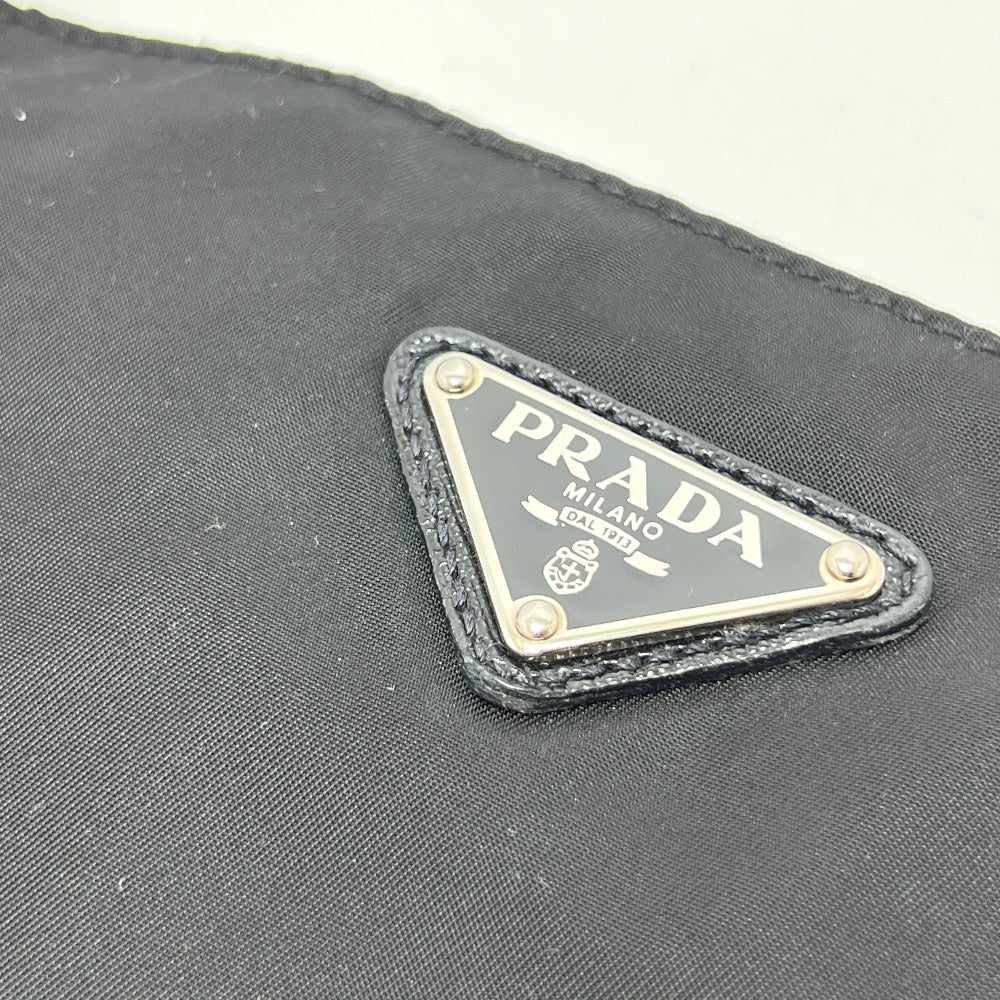 PRADA VA0251 Triangle Plate Flat Bag Bag Crossbody Shoulder Bag Nylon Women's NERO Black