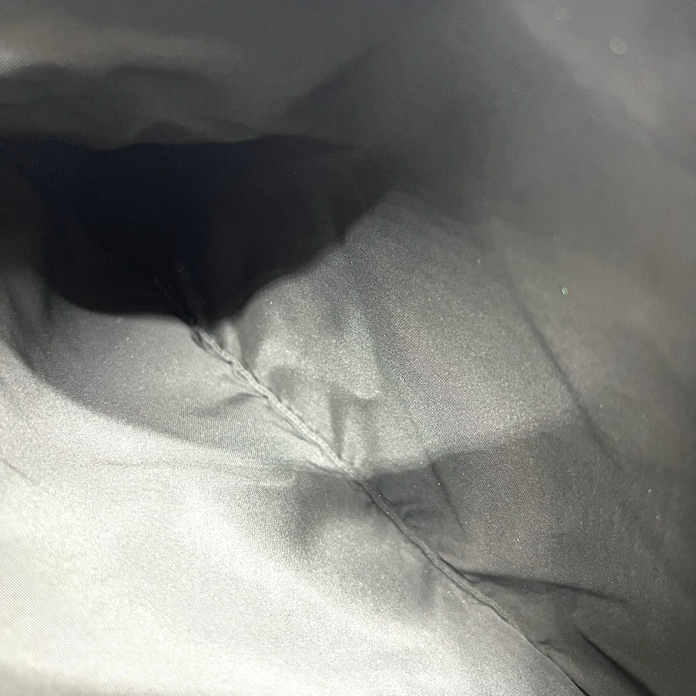 PRADA トライアングルプレート フラット カバン バッグ ショルダー ショルダーバッグ ナイロン ユニセックス ブラック