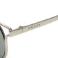 PRADA SPR62S サイドロゴ ファッション小物 アイウェア ミラーレンズ ラウンドキャット サングラス メタル レディース シルバー