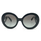 PRADA SPR 27N-A Minimal Baroque Series Eyewear Accessories Round Gradient Sunglasses Plastic Ladies Black