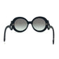 PRADA SPR 27N-A Minimal Baroque Series Eyewear Accessories Round Gradient Sunglasses Plastic Ladies Black