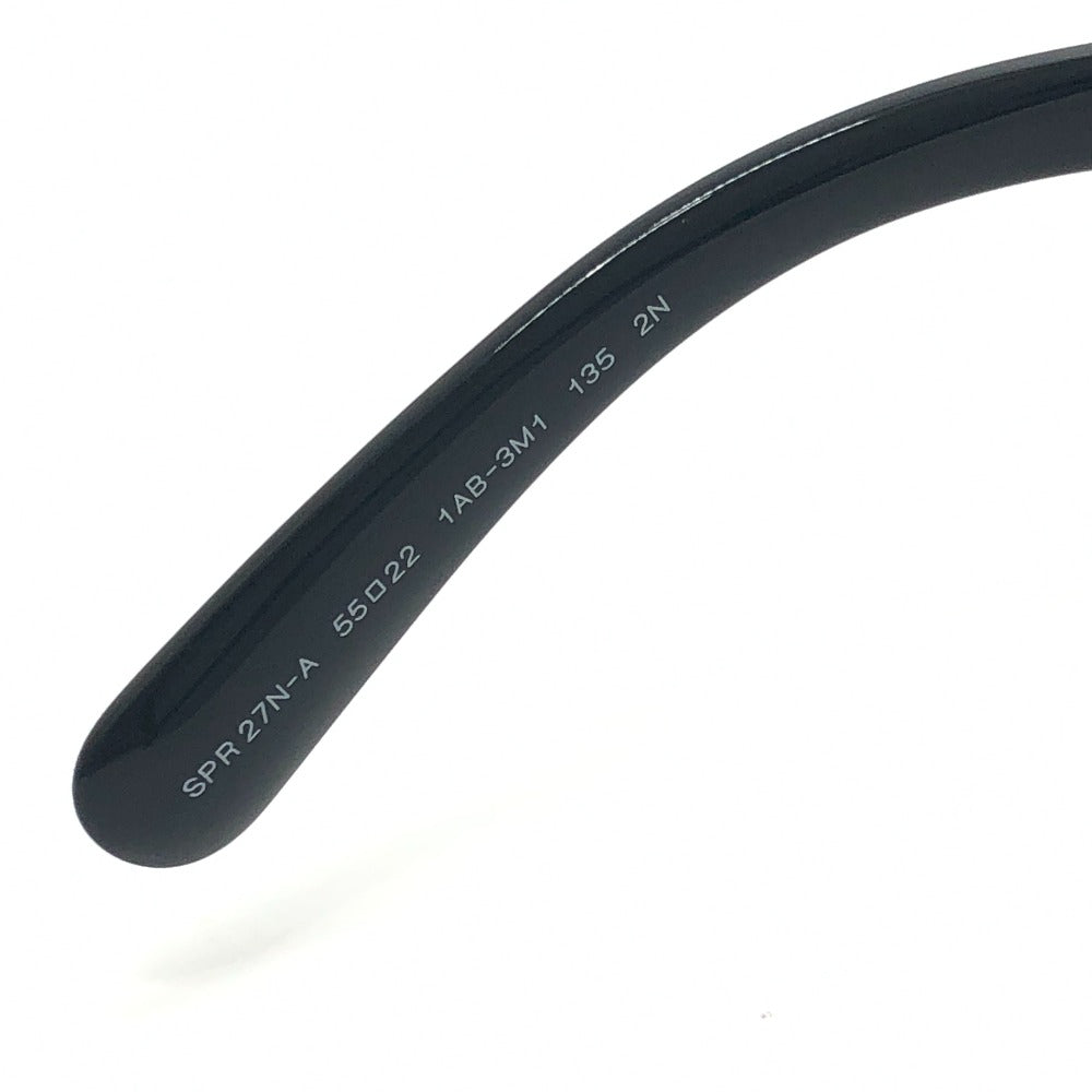 PRADA SPR 27N-A Minimal Baroque Series Eyewear Accessories Round Gradient Sunglasses Plastic Ladies Black