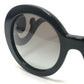 PRADA SPR 27N-A Minimal Baroque Series Eyewear Accessories Round Gradient Sunglasses Plastic Ladies Black